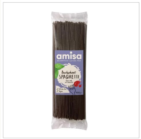 Amisa100%生機蕎麥麵500g(直麵)